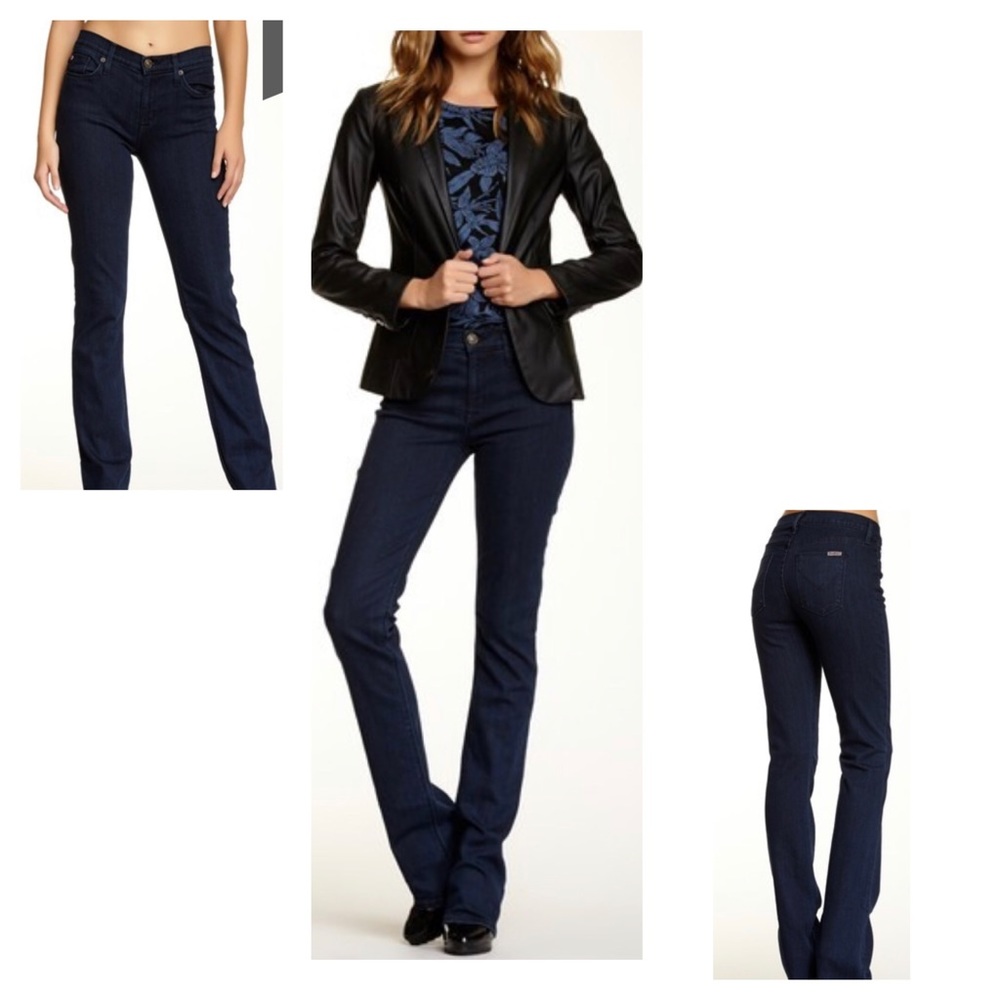 Hudson Elle Midrise baby boot cut jeans